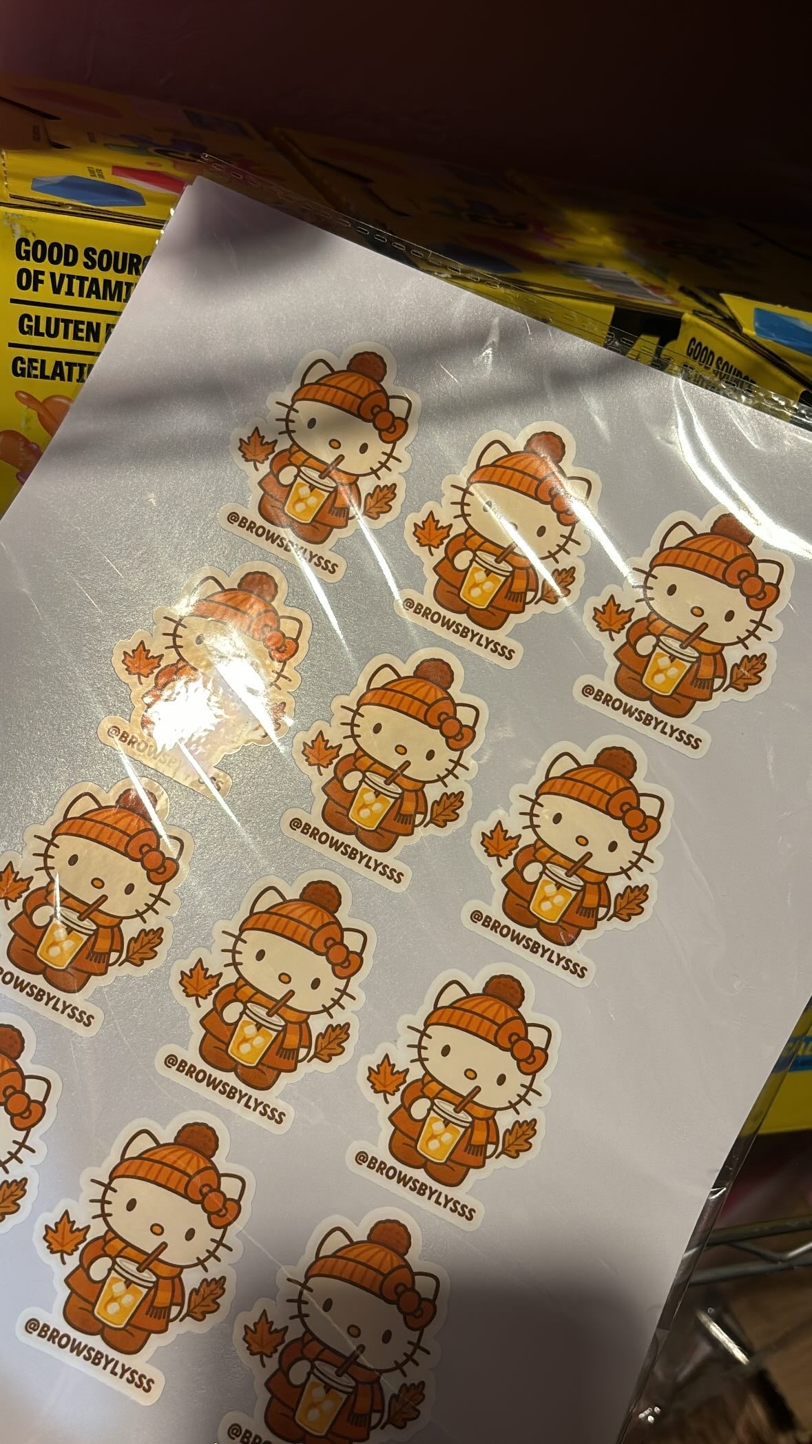 Sticker sheets